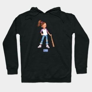 Yes Pepper - Baseball Girl Abby Hoodie